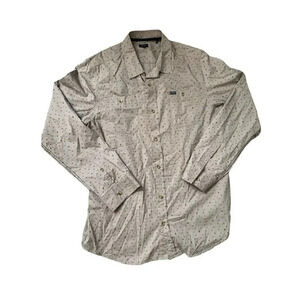 Size XL Buffalo by David Bitton Brown‎ Button Down Top Arrows